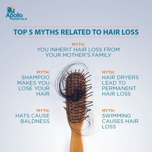 Hair Loss: Myths vs. Facts - Blog | Delhi Apollo Hospitals